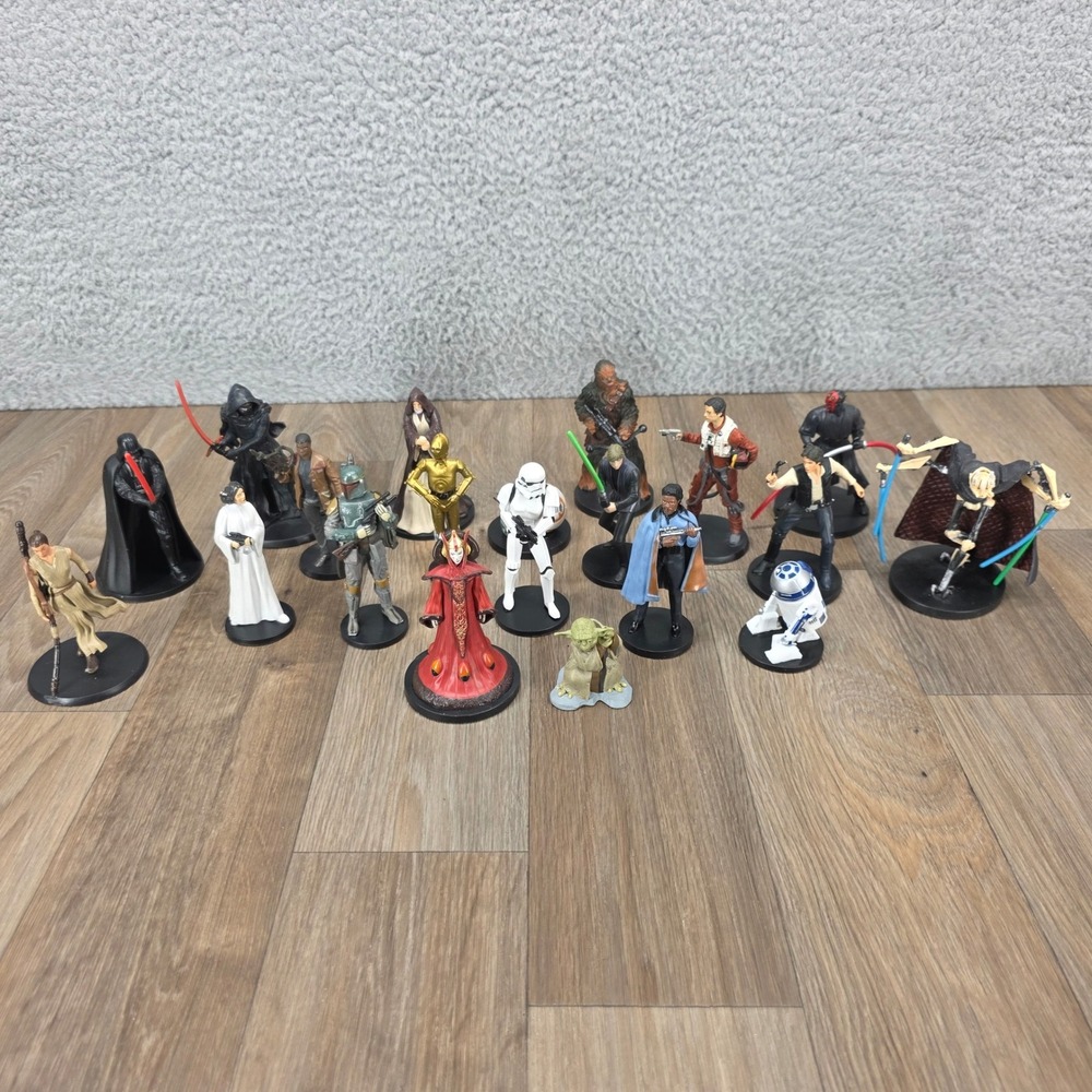 Disney Store Star Wars Toybox Figure Lot 20pc Vader Luke Leia Boba Fett Yoda
